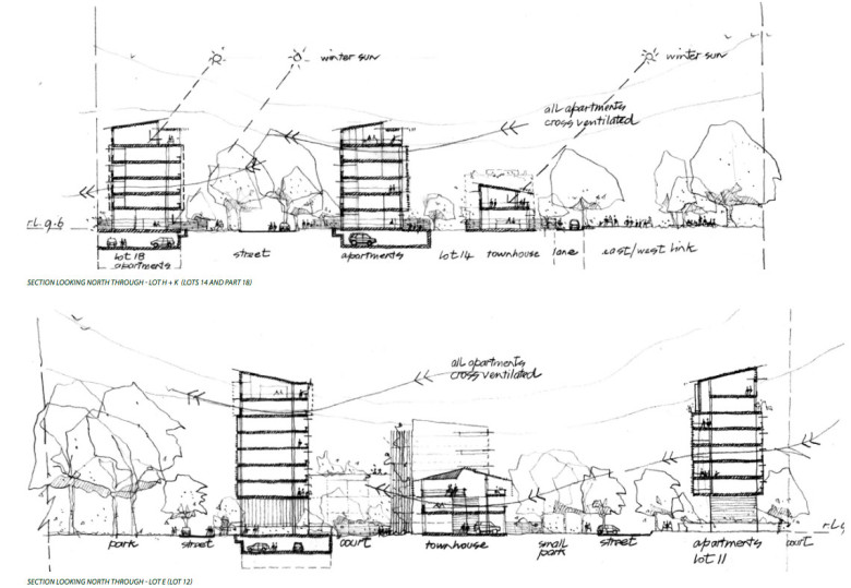Yeerongpilly Green architectural plans